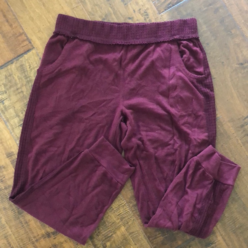 Saturday Sunday Anthropologie Red Jogger Pants